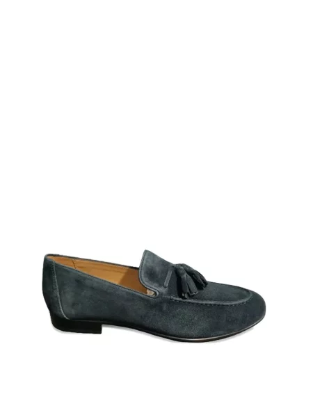 Pantofi loafer Antica Cuoieria albastru