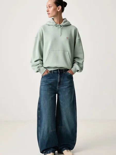 Dickies blugi barrel pentru femei albastru