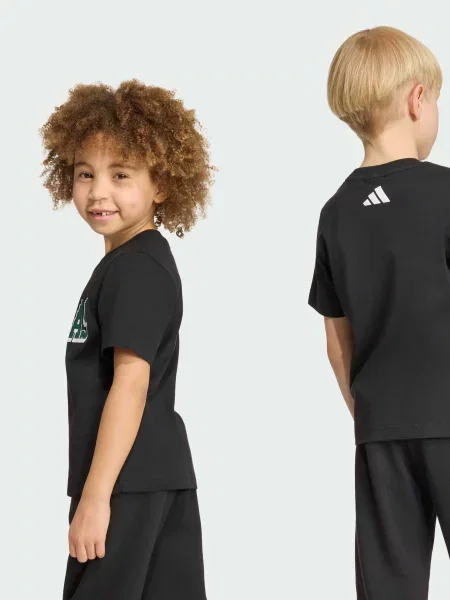Детская футболка Adidas черная
