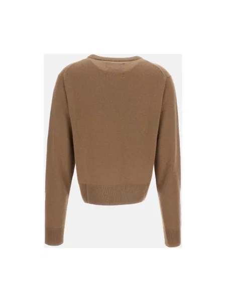 Sweter Extreme Cashmere z kaszmiru brązowy