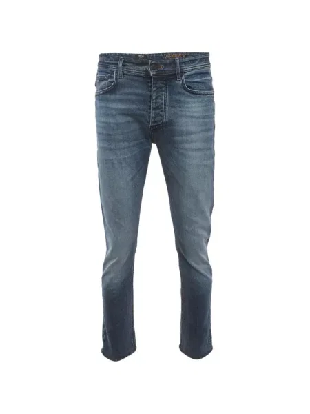 Blugi conici Boss Green Hugo Boss conici albastru