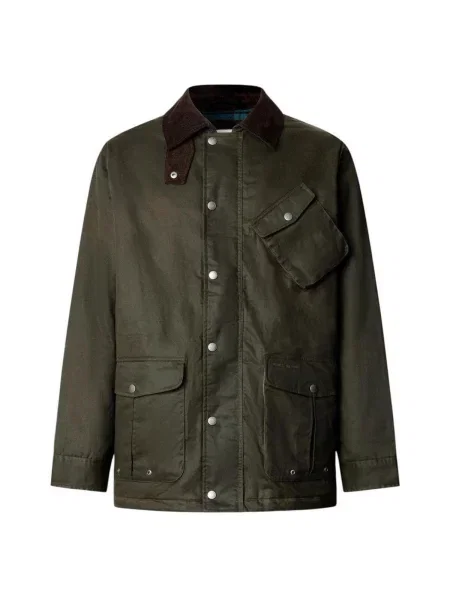 Geacă de blugi Pepe Jeans verde