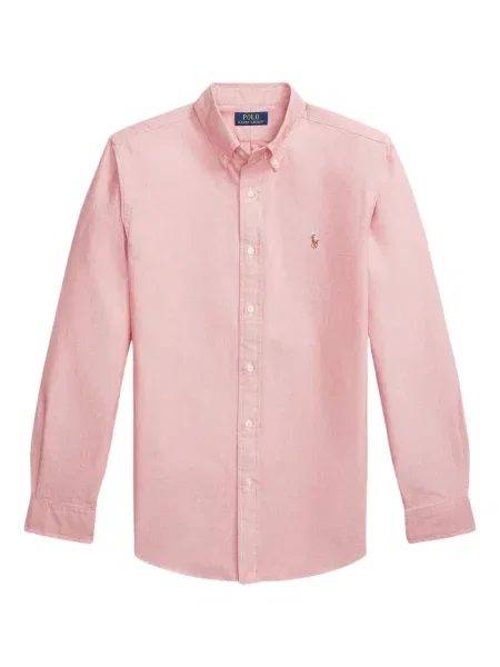 Ριγέ polo Polo Ralph Lauren με κουκούλα με αυτόγραφο λευκό