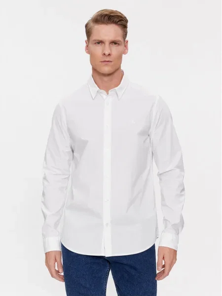 Calvin Klein Jeans Риза бял