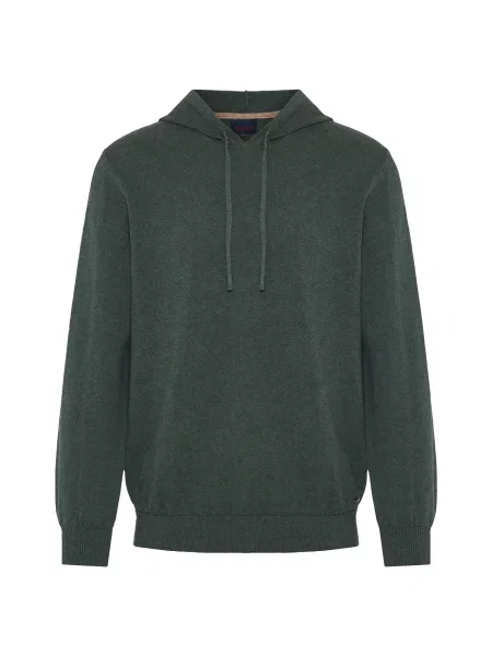 Funky Buddha Pulover închis verde