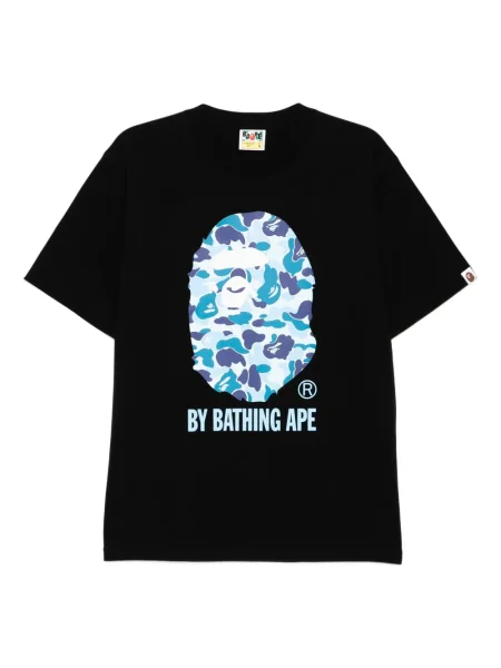 Tricou A Bathing Ape® cu imagine negru