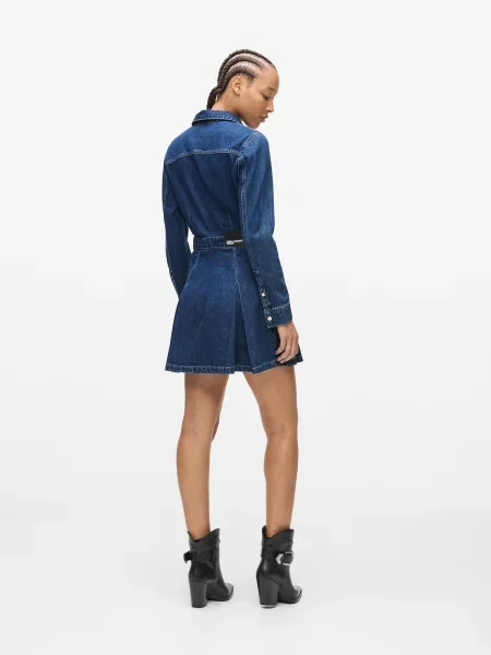 KARL LAGERFELD JEANS Obleka temno modra