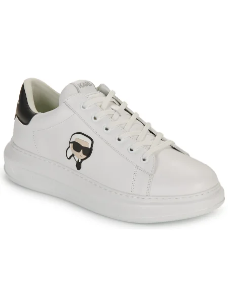 Čipkované tenisky Karl Lagerfeld biela