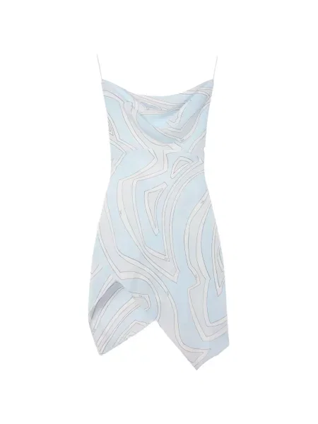 Rochie Pucci cu imagine albastru