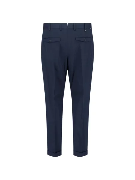 Pantaloni Pt Torino plisate albastru