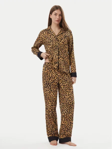 LAUREN RALPH LAUREN Piżama brązowy