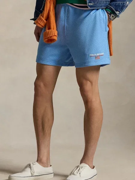 Kratke hlače Polo Ralph Lauren modra