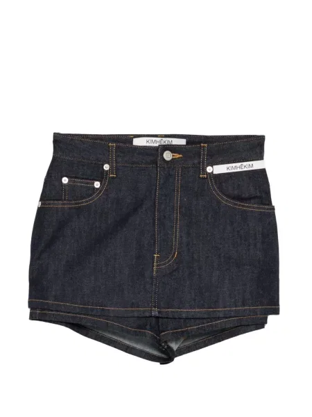 Pantaloni scurți din denim Kimhēkim albastru
