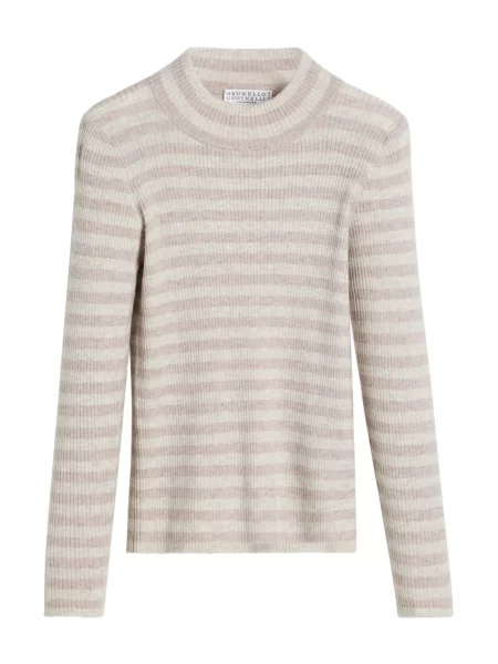 Sweter dziecięcy Brunello Cucinelli różowy