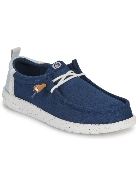 Lněné sako Heydude modré