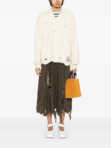 Plisuotas plisuotas sijonas Maison Mihara Yasuhiro