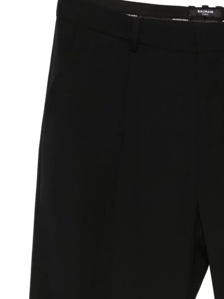 Pantaloni Balmain plisate negru