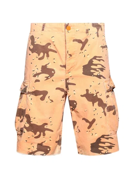 Pantaloni scurți cargo Hellstar cu imagine portocaliu