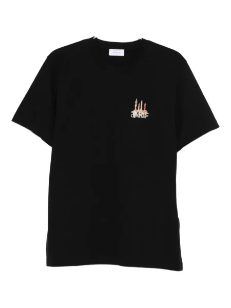 Tricou Off-white cu imagine alb