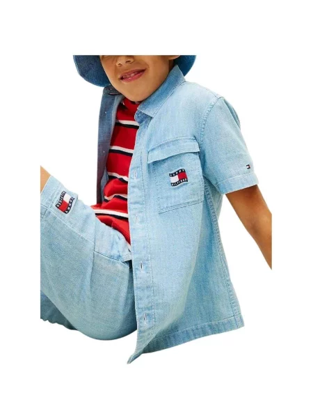 Košeľa Tommy Hilfiger modrá