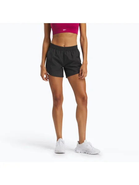 Pantaloni scurți de antrenament pentru femei Reebok Id Train Woven night black negru