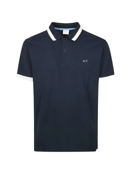 Tricou polo Sun68 albastru