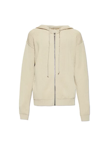 Bluza z kapturem Rick Owens beżowa
