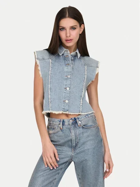 ONLY Жилет Hollywood Голубий