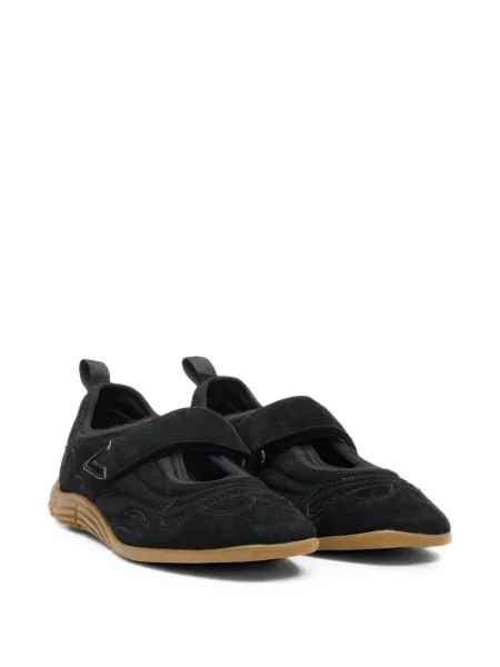 Sneakerși Ash cu bretele negru