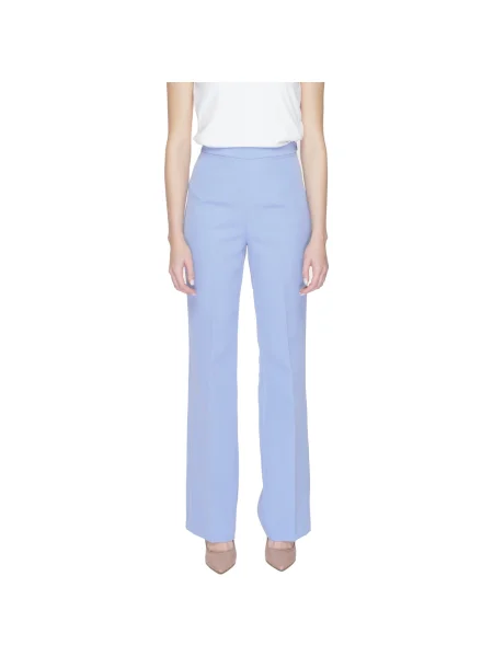 Pantaloni Silence alb