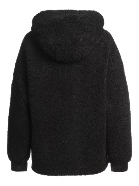 Geacă Parajumpers din fleece cu glugă negru