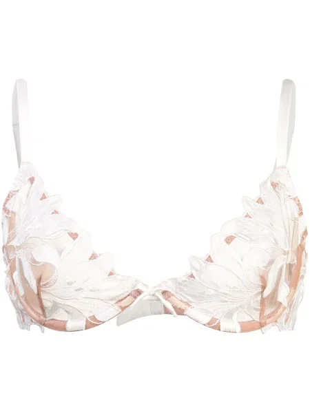 Sutien Fleur Du Mal din dantelă alb