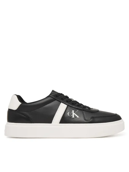 Sneakers Calvin Klein Classic Cups Lace Lth Emb Tongue negru