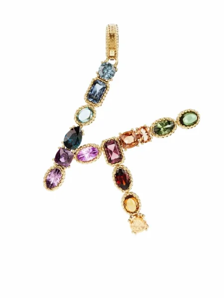Pandantiv Dolce & Gabbana Rainbow cu strasuri galben