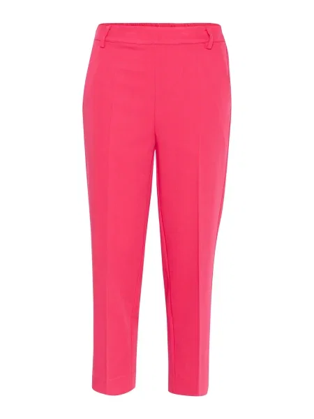 Kaffe Pantaloni cu dungă Sakura' roz