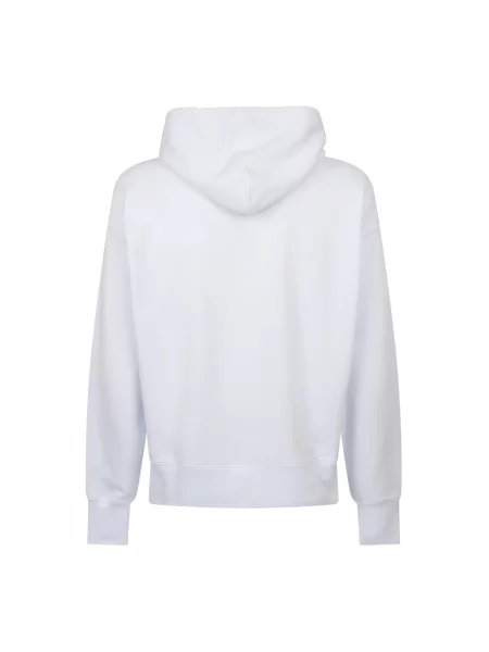 Bluza z kapturem Msgm z kapturem biała