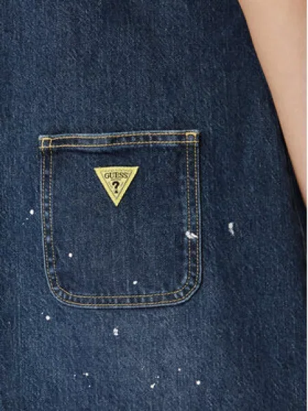 Džínové šaty Guess Jeans modré