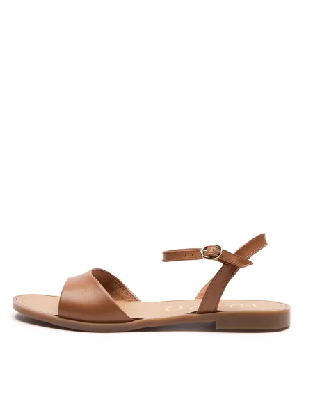 RYŁKO Sandale cu baretă pueblo maro