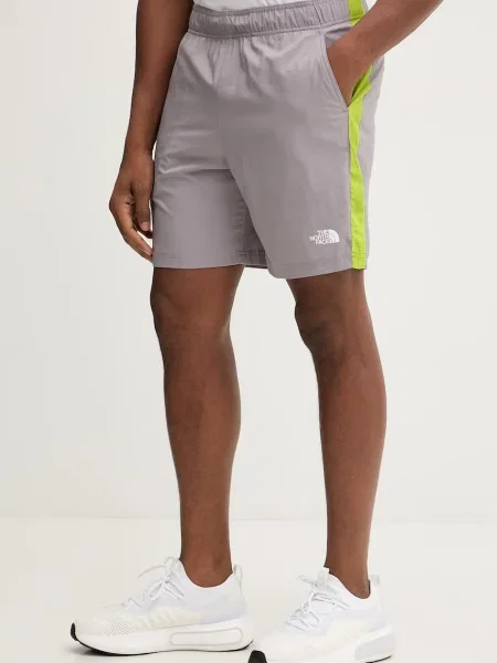 The North Face sportovní šortky šedé