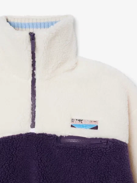 Флісова кофта Lacoste синій