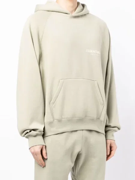 Hoodie Fear Of God Essentials με σχέδιο πράσινο