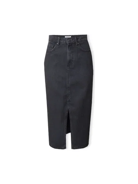 Fustă midi Only până la genunchi negru