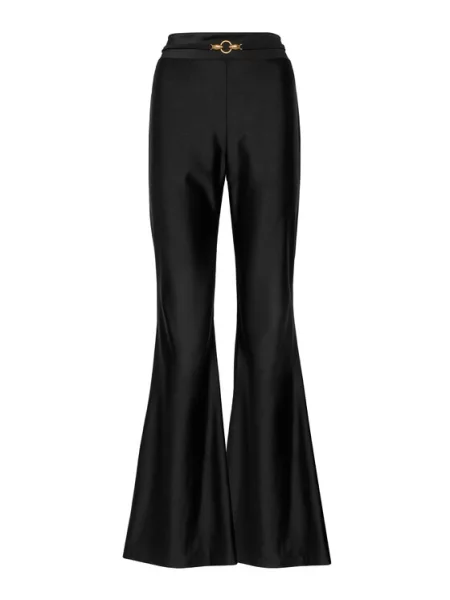 Just Cavalli Leggings Flared Leg fekete