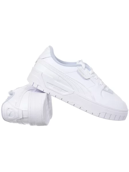 Pantofi Puma din material terry alb