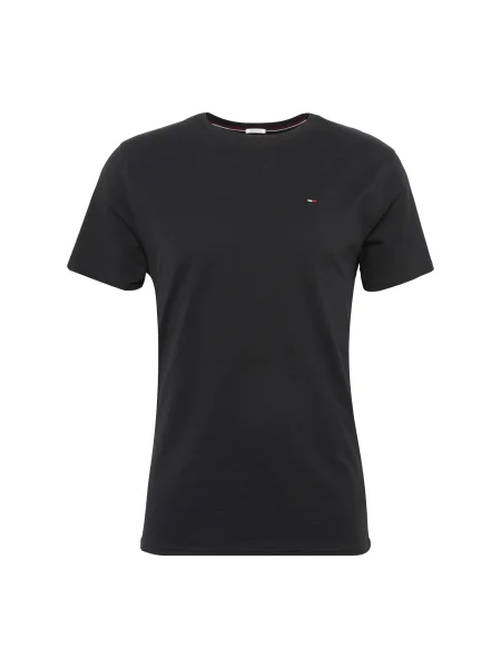 Къс тениска Tommy Jeans черно