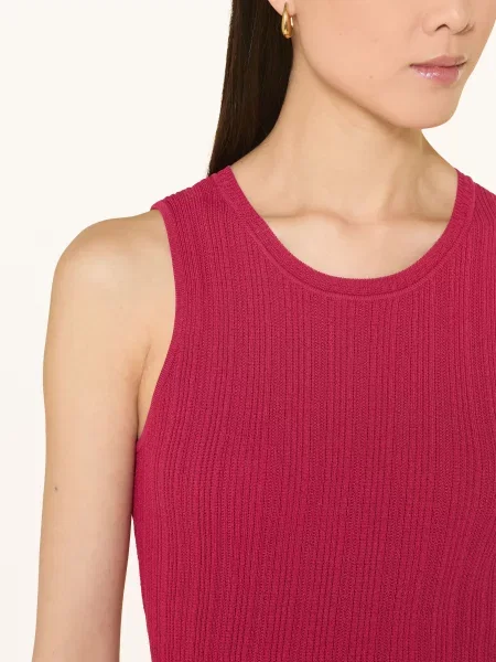 Yerse Sukienka Watts Z Mieszanki Materiałów rot czerwona