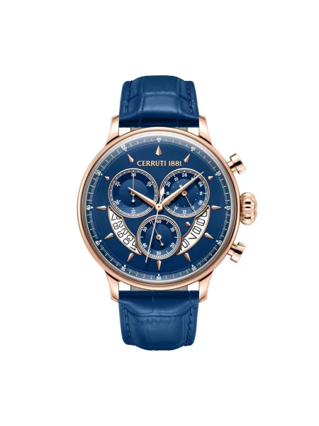 CERRUTI Analogové hodinky Chronograph Dervio' modrá