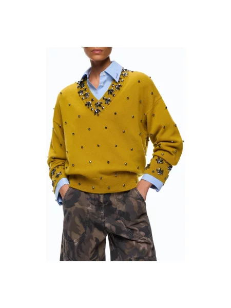 Sweter Pinko zielony