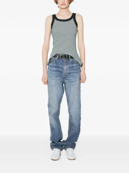 Tricou Beautiful People cu dungi alb