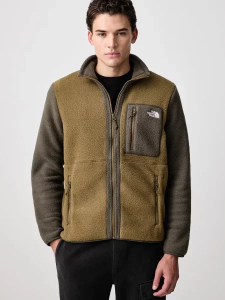 The North Face hanorac cu pentru bărbați din polar Yumiori verde